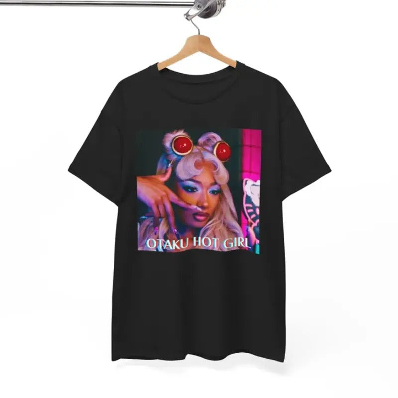 Megann TS Otaku Hot Girl T-Shirt Unisex Heavy Cotton Tee Hip Hop Graphic Shirt Hoodie, Sweatshirt | GrindPrints.com