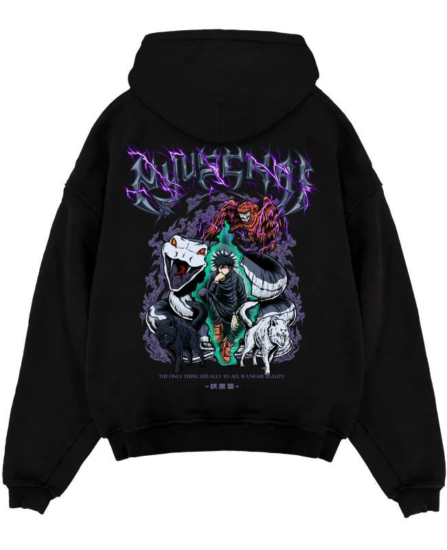 Megumi X Reality - Jujutsu Kaisen Hoodie, Manga Hoodie, Anime Shirt, Anime Lovers Shirt Sweatshirt | GrindPrints.com