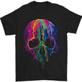 Melting Skull Biker Motorcycle Gothic Mens T-Shirt 100% Cotton Made in USA Hoodie, Sweatshirt | GrindPrints.com