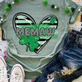 Memaw  Clover Heart DTF Transfers - THIS IS NOT A SHIRT Hoodie, Sweatshirt | GrindPrints.com