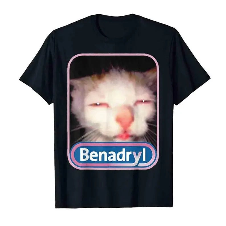 Meme Cat shirt Funny Tee Casual Graphic Shirt Trendy Gift Besties Hoodie, Sweatshirt | GrindPrints.com