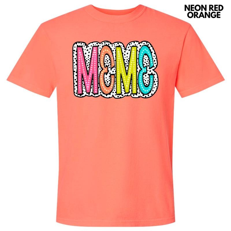 Meme Neon Spotted Comfort Colors T-Shirt 'NLB' Hoodie, Sweatshirt | GrindPrints.com