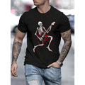 Guitar & Skeleton Print Made USA T-Shirts, Hoodie, Sweatshirt