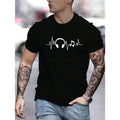 Men Headphone Print T-shirt For Spring And Summer Made in USA Hoodie, Sweatshirt | GrindPrints.com