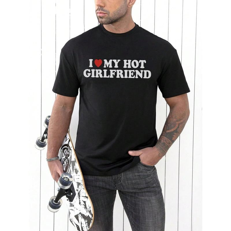 Men I Love My Girlfriend Slogan Printed Tee Made in USA Hoodie, Sweatshirt | GrindPrints.com