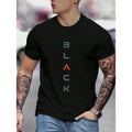 Men Plus Letter Graphic Tee For Summer Made In USA Hoodie, Sweatshirt | GrindPrints.com