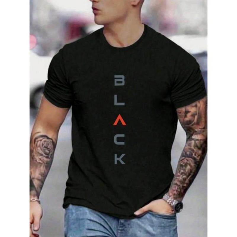 Men Plus Letter Graphic Tee For Summer Made In USA Hoodie, Sweatshirt | GrindPrints.com