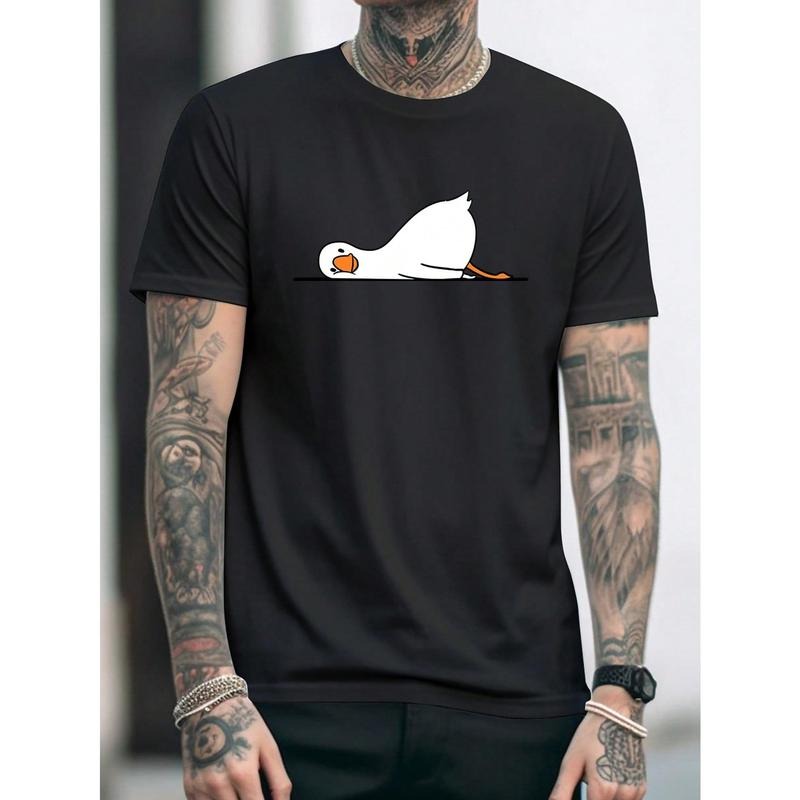 Men'S Cartoon Duck Graphic Tee Made in USA Hoodie, Sweatshirt | GrindPrints.com