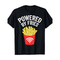 Casual Cotton Geometric French Fries Print Round Neck Short Sleeve Knit Fabric Regular Fit Running Training Outings Summer Top Made USA T-Shirts, Hoodie, Sweatshirt