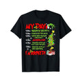 Men'S Casual Cotton T-Shirt, Crew Neck, Slight Stretch, Loose Fit, with Santa Christmas Holiday Print, for All-Season...