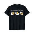 Men'S Casual Crew Neck T-Shirt with Deviled Egg Print - 100% Cotton, Slight Stretch, Regular Fit, Summer Knit Fabric Tee,...