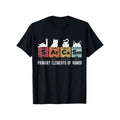 Men'S Cotton Cat Sarcasm Primary Elements Humor Periodic Table Science T-Shirt  made in usa Hoodie, Sweatshirt