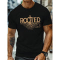 Men'S T-Shirt - Breathable 100% Cotton, Crew Neck, Short Sleeve, S-XXXL, Comfortable, Graphic Print, Perfect for Indoor...