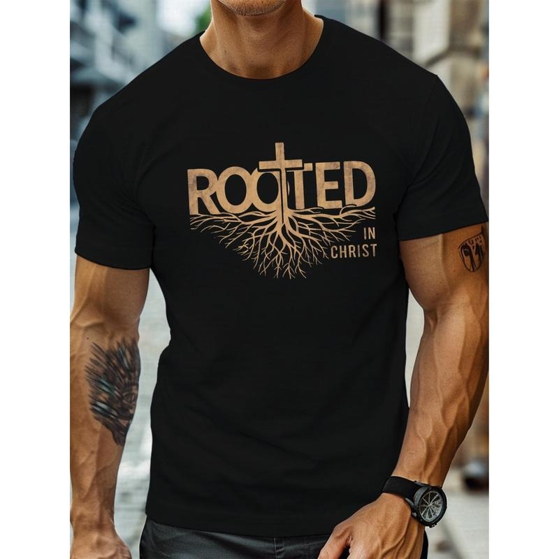 Men'S T-Shirt - Breathable 100% Cotton, Crew Neck, Short Sleeve, S-XXXL, Comfortable, Graphic Print, Perfect for Indoor...