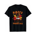 Men'S Thanksgiving Turkey Graphic Tee - Casual Crew Neck Short Sleeve Cotton T-Shirt with Slight Stretch, Knit Fabric,...