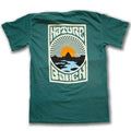 Men Vintage Casual Sunset Woods Nature Print T-shirt Menswear Top Tshirt Streetwear Hoodie, Sweatshirt | GrindPrints.com