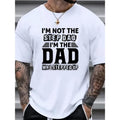 Men's "DAD" Graphic Print T-shirt For Summer, Men's Clothing Made in USA Hoodie, Sweatshirt | GrindPrints.com