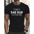 Men's "Dad Bod" Graphic Tee - Casual Crew Neck Short Sleeve T-Shirt, Lightweight Summer Shirt for Father's Day Made in...