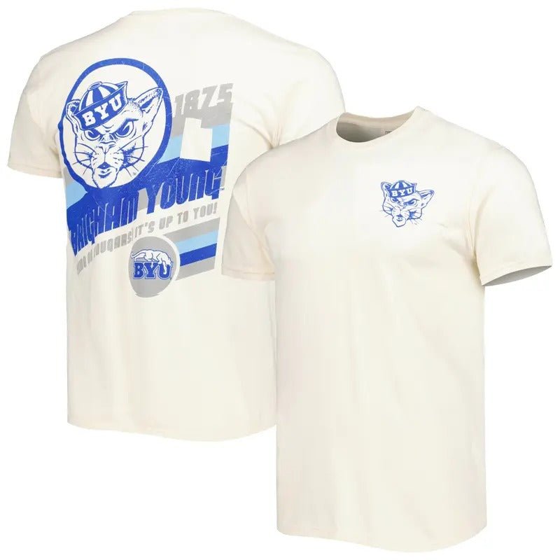 Men's BYU Cougars Vault Tee Top Classic Menswear Hoodie, Sweatshirt | GrindPrints.com