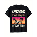 Men's Beach Volleyball Graphic Tee