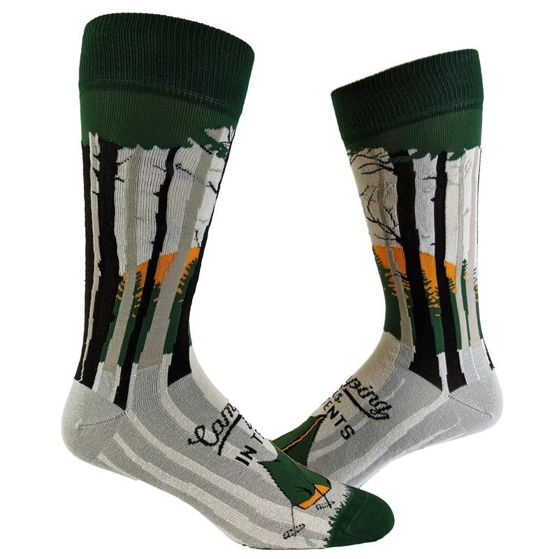 Camping Is Tents Socks Funny Intense Outdoor Adventure Novelty Footwear Funny Socks Comfortable Fitted Spandex Cotton T-Shirts, Hoodie, Sweatshirt
