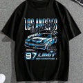 Men's Cartoon Car Graphic Print Round Neck Tee, Streetwear, Men Summer Top T-shirt Hoodie, Sweatshirt | GrindPrints.com