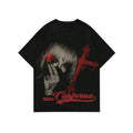Men's Character & Cross & Letter Print Short Sleeve Graphic Tee, Sweatshirt, Hoodie Gift For Women Top Womenswear...