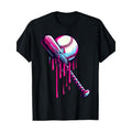 Men's Cotton Baseball Bat Graphic Tee