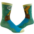 Men's Dam It Socks Funny Beaver Dam Camping Novelty Graphic Footwear Funny Graphic Socks Comfortable Fitted Spandex...