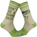 Men's Don't Be A Dumb Bass Socks Funny Fishing Father's Day Dumbass Novelty Footwear Funny Graphic Socks Comfortable...