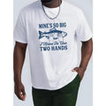 Men's Fish Graphic T-shirt, Casual Mid Stretch Breathable Tee, Men's Clothing For Summer Outdoor Made in USA Hoodie,...