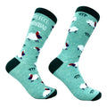 Men's Fleece Navidad Socks Funny Cute Xmas Sheep Novelty Footwear Funny Graphic Socks Comfortable Fitted Spandex Cotton...