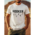 Men's Front Printed Short-sleeved T-shirt