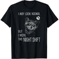 Men's Funny "Night Shift Worker" Graphic T-Shirt