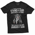 Men's God Jesus T-shirt Stand by God Tee  Jesus Christian Inspirational Tee T-Shirt Hoodie, Sweatshirt | GrindPrints.com