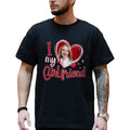 Men's I Love My Girlfriend Custom Photo Shirt, I Love My Gf T-shirt, I Heart My Girlfriend Tee, Valentine's Day Gifts for...