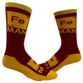 Men's Iron Science Socks Funny Comic Hero Movie Science Chemistry Graphic Novelty Footwear Funny Graphic Socks...