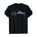 Men's Kart Racing Heartbeat Graphic Tee - 100% Cotton, Short Sleeve, Crew Neck T-Shirt for Casual Wear Made in USA...