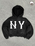 Men's Letter Print Zip Up Hoodie, Casual Regular Fit Long Sleeve Hooded Sweatshirt for Spring & Fall, Fashion Men's Top...