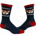 Men's Merry Corgmas Socks Funny Christmas Corgi Pet Dog Novelty Footwear Funny Graphic Socks Comfortable Fitted Spandex...