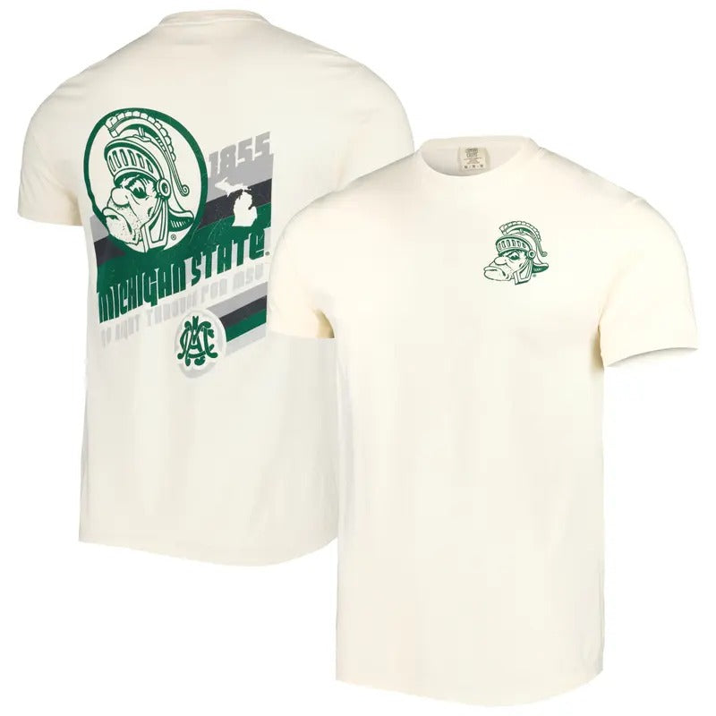 Men's Michigan State Spartans Vault Tee Top Classic Menswear Hoodie, Sweatshirt | GrindPrints.com