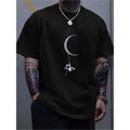 Men's Moon Astronaut Print T-Shirt
