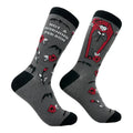 Men's Not A Morning Person Socks Funny Sarcastic Vampire Graphic Footwear Funny Graphic Socks Comfortable Fitted Spandex...