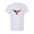 Men's Regular Fit Bull Print Round Neck Tee, Graphic T-shirts, Casual Short Sleeve Crew Neck T-shirt for Daily Wear,...