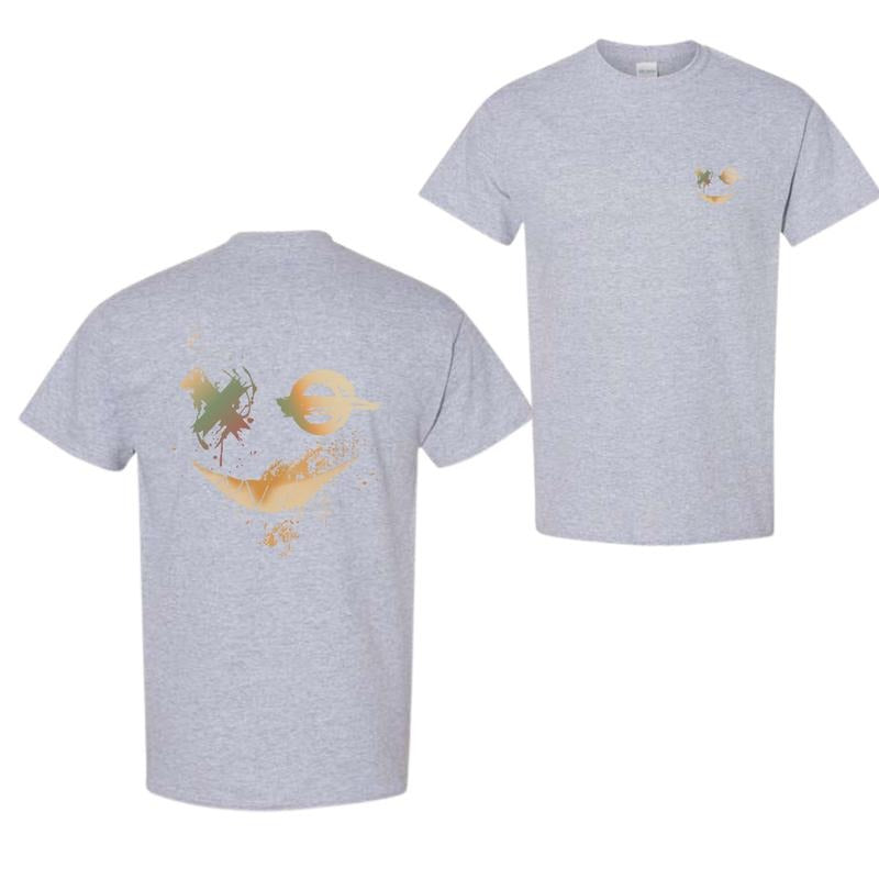 Men's Regular Fit Graphic Print Round Neck Tee without Necklace, Men's Summer Clothes, Casual Short Sleeve T-shirt, Men's...
