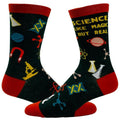 Men's Science Like Magic But Real Socks Funny Nerdy Chemistry Sarcastic Graphic Footwear Funny Graphic Socks Comfortable...