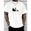 Men's Simple Style Crew Neck Short Sleeve T-Shirt