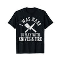 Men's Soft Cotton T-Shirt with Chef Print