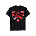 Men's Summer Casual Happy Valentine's You Are Loved Worthy Enough Candy Heart T-Shirt Graphic Tee-Comfortable, Stylish...