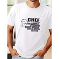 Men's Summer Short sleeve T-shirt, front print